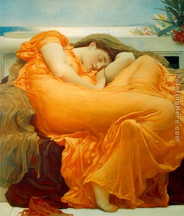 Lord Frederick Leighton Flaming June